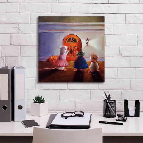 Image of 'After Hour Trick or Treat' by Lucia Heffernan, Canvas Wall Art,18x18