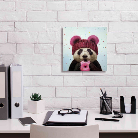 Image of 'First Bite' by Lucia Heffernan, Canvas Wall Art,12x12