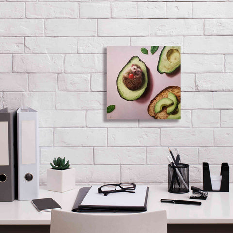 Image of 'Avocado Toast' by Lucia Heffernan, Canvas Wall Art,12x12