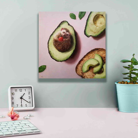 Image of 'Avocado Toast' by Lucia Heffernan, Canvas Wall Art,12x12