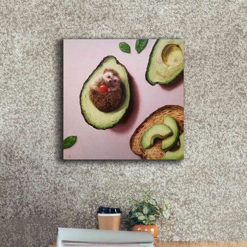 Image of 'Avocado Toast' by Lucia Heffernan, Canvas Wall Art,18x18