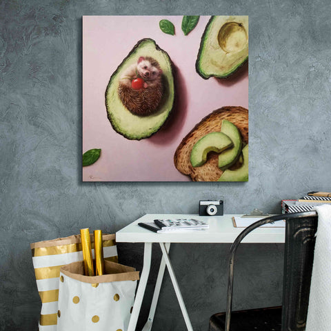 Image of 'Avocado Toast' by Lucia Heffernan, Canvas Wall Art,26x26
