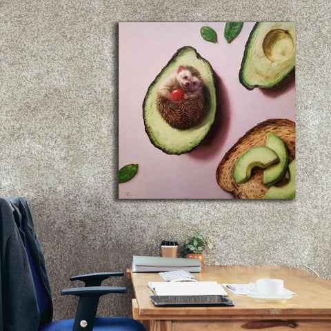 Image of 'Avocado Toast' by Lucia Heffernan, Canvas Wall Art,37x37