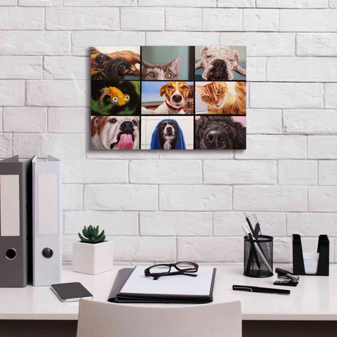 Image of 'Animal Zoom' by Lucia Heffernan, Canvas Wall Art,18x12