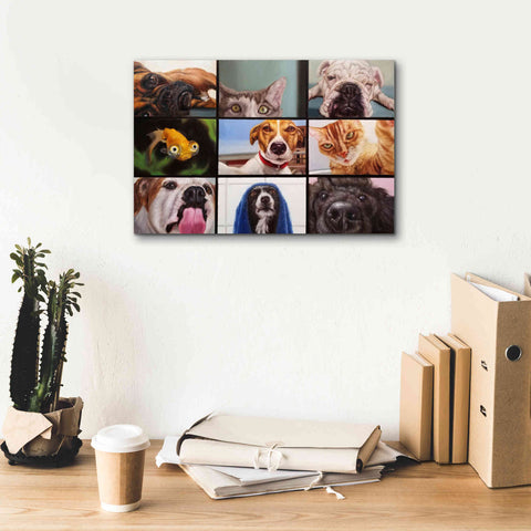 Image of 'Animal Zoom' by Lucia Heffernan, Canvas Wall Art,18x12