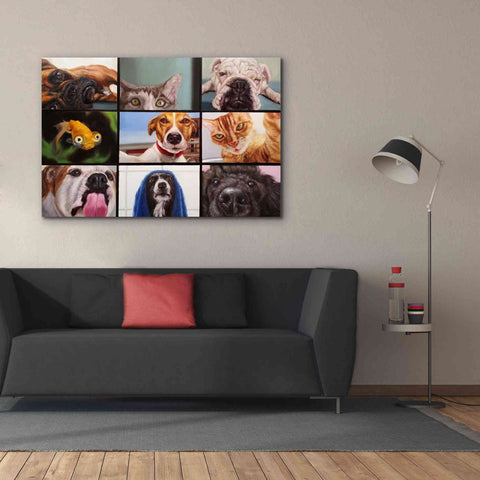 Image of 'Animal Zoom' by Lucia Heffernan, Canvas Wall Art,60x40