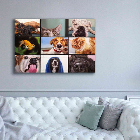 Image of 'Animal Zoom' by Lucia Heffernan, Canvas Wall Art,60x40