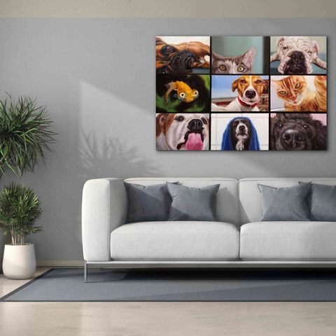 Image of 'Animal Zoom' by Lucia Heffernan, Canvas Wall Art,60x40