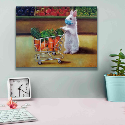 Image of 'Quarantine Shopping' by Lucia Heffernan, Canvas Wall Art,16x12