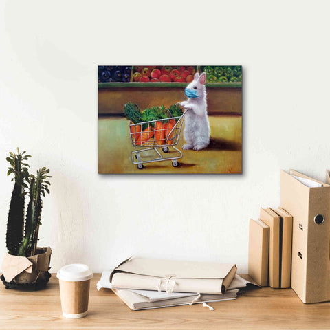 Image of 'Quarantine Shopping' by Lucia Heffernan, Canvas Wall Art,16x12
