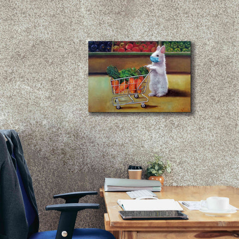 Image of 'Quarantine Shopping' by Lucia Heffernan, Canvas Wall Art,26x18