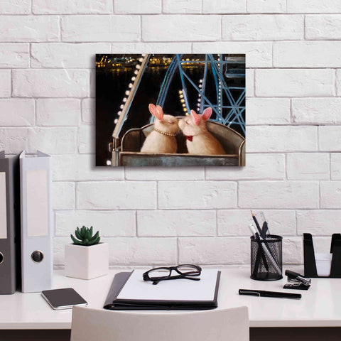 Image of 'First Kiss' by Lucia Heffernan, Canvas Wall Art,16x12