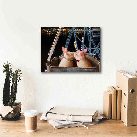 Image of 'First Kiss' by Lucia Heffernan, Canvas Wall Art,16x12