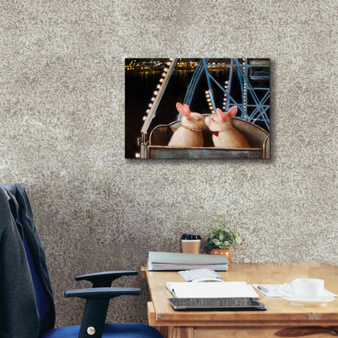 Image of 'First Kiss' by Lucia Heffernan, Canvas Wall Art,26x18