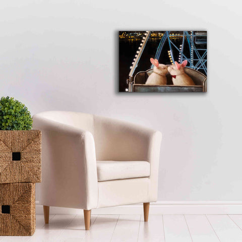 Image of 'First Kiss' by Lucia Heffernan, Canvas Wall Art,26x18