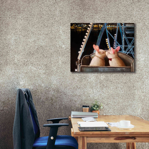 Image of 'First Kiss' by Lucia Heffernan, Canvas Wall Art,34x26