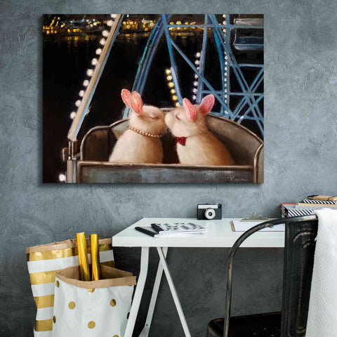 Image of 'First Kiss' by Lucia Heffernan, Canvas Wall Art,34x26