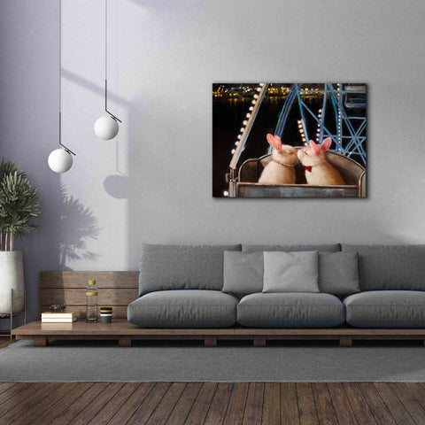 Image of 'First Kiss' by Lucia Heffernan, Canvas Wall Art,54x40