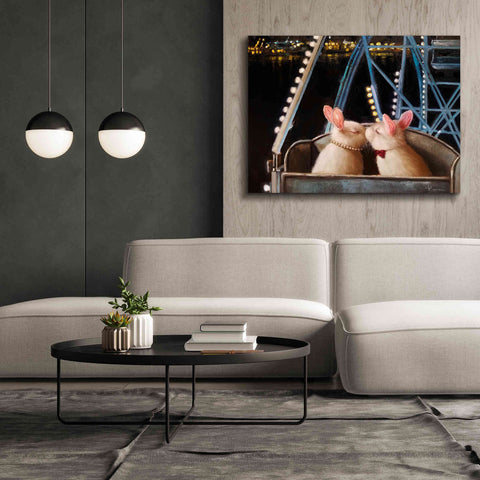 Image of 'First Kiss' by Lucia Heffernan, Canvas Wall Art,54x40