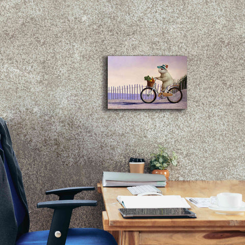 Image of 'Beach Bunny' by Lucia Heffernan, Canvas Wall Art,18x12