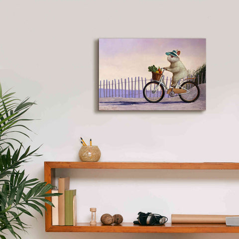 Image of 'Beach Bunny' by Lucia Heffernan, Canvas Wall Art,18x12