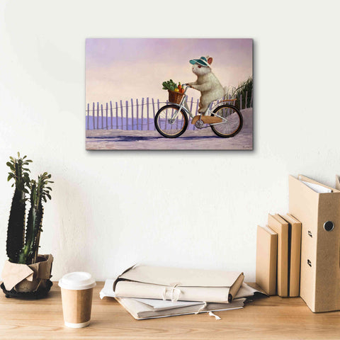 Image of 'Beach Bunny' by Lucia Heffernan, Canvas Wall Art,18x12