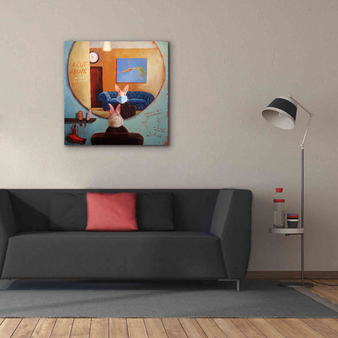Image of 'Pandemic Haircut' by Lucia Heffernan, Canvas Wall Art,37x37