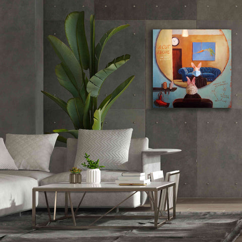 Image of 'Pandemic Haircut' by Lucia Heffernan, Canvas Wall Art,37x37
