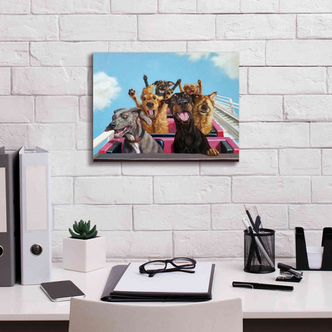 Image of 'Thrill Seekers' by Lucia Heffernan, Canvas Wall Art,16x12