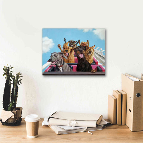 Image of 'Thrill Seekers' by Lucia Heffernan, Canvas Wall Art,16x12