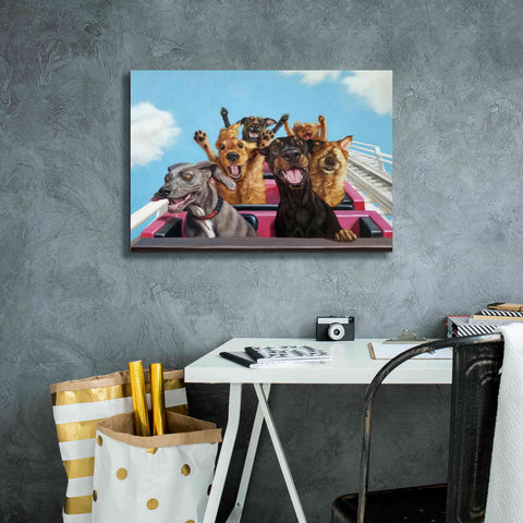 Image of 'Thrill Seekers' by Lucia Heffernan, Canvas Wall Art,26x18