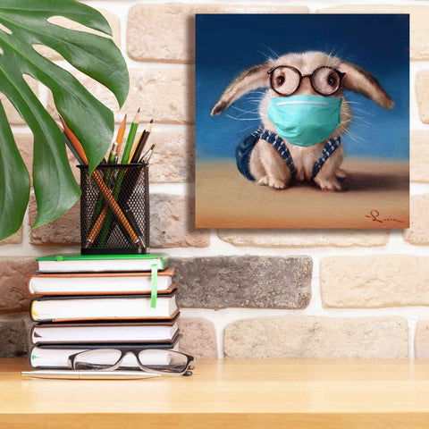 Image of 'Back To School - Mask' by Lucia Heffernan, Canvas Wall Art,12x12