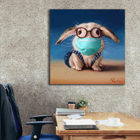 Image of 'Back To School - Mask' by Lucia Heffernan, Canvas Wall Art,37x37