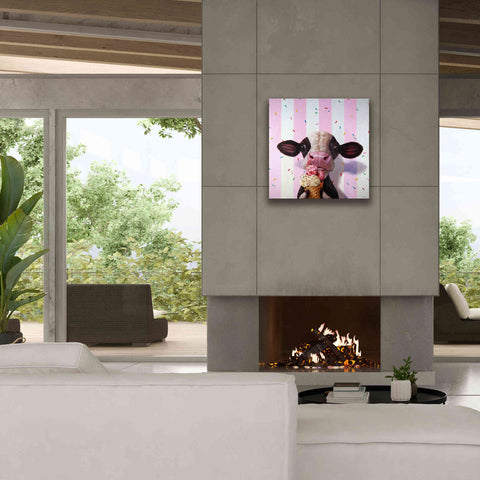 Image of 'Mooo-Licious' by Lucia Heffernan, Canvas Wall Art,26x26