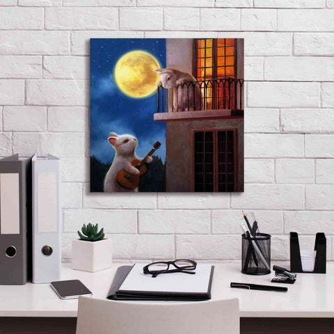 Image of 'Moonlight Serenade' by Lucia Heffernan, Canvas Wall Art,18x18