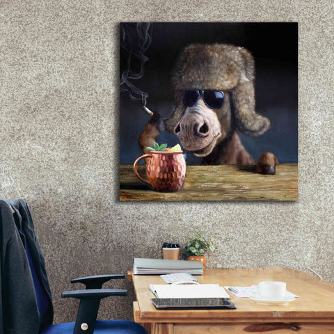 Image of 'Moscow Mule' by Lucia Heffernan, Canvas Wall Art,37x37