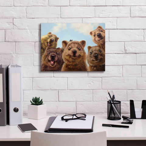 Image of 'Selfie Down Under No. 2' by Lucia Heffernan, Canvas Wall Art,16x12