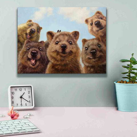 Image of 'Selfie Down Under No. 2' by Lucia Heffernan, Canvas Wall Art,16x12
