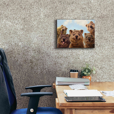 Image of 'Selfie Down Under No. 2' by Lucia Heffernan, Canvas Wall Art,16x12