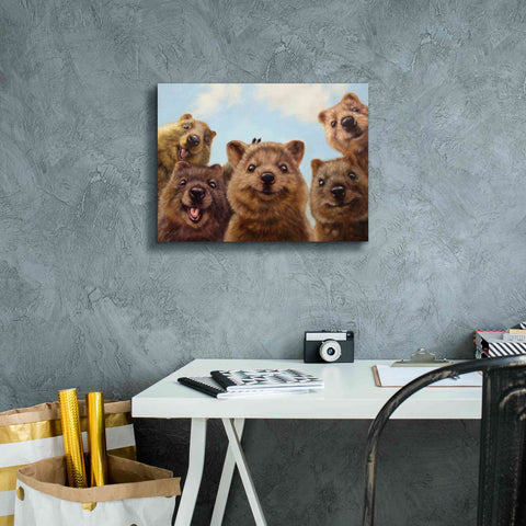 Image of 'Selfie Down Under No. 2' by Lucia Heffernan, Canvas Wall Art,16x12