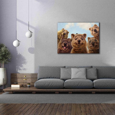 Image of 'Selfie Down Under No. 2' by Lucia Heffernan, Canvas Wall Art,54x40