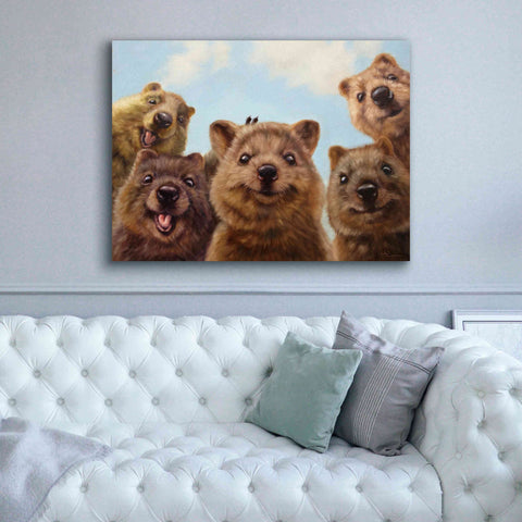 Image of 'Selfie Down Under No. 2' by Lucia Heffernan, Canvas Wall Art,54x40