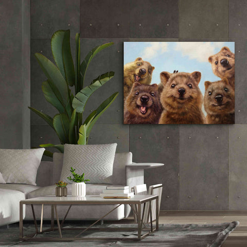 Image of 'Selfie Down Under No. 2' by Lucia Heffernan, Canvas Wall Art,54x40