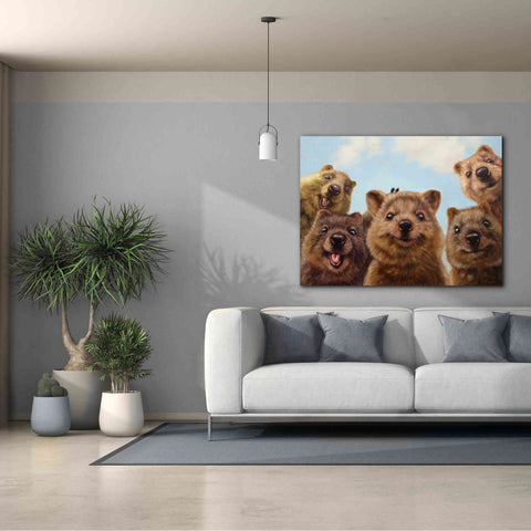 Image of 'Selfie Down Under No. 2' by Lucia Heffernan, Canvas Wall Art,54x40