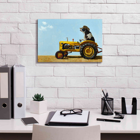 Image of 'Uncommon Cowboy' by Lucia Heffernan, Canvas Wall Art,18x12