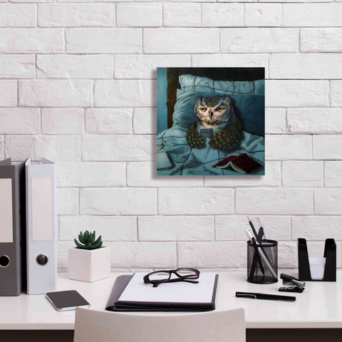 Image of 'Night Owl' by Lucia Heffernan, Canvas Wall Art,12x12