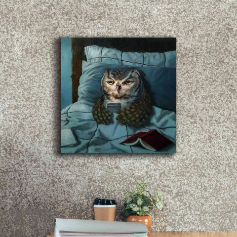 Image of 'Night Owl' by Lucia Heffernan, Canvas Wall Art,18x18
