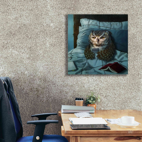 Image of 'Night Owl' by Lucia Heffernan, Canvas Wall Art,26x26
