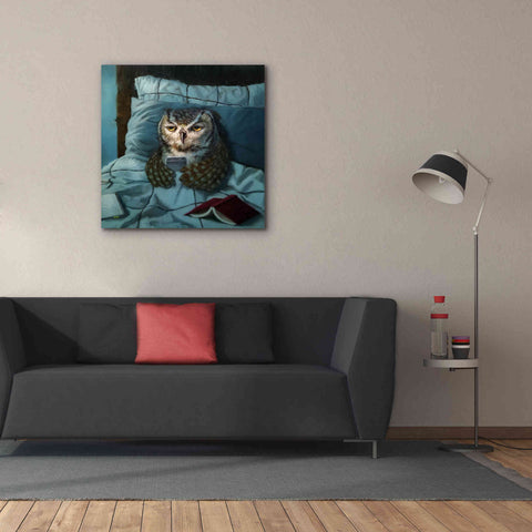Image of 'Night Owl' by Lucia Heffernan, Canvas Wall Art,37x37