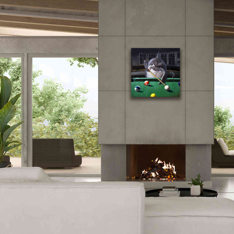 Image of 'Pool Shark' by Lucia Heffernan, Canvas Wall Art,26x26